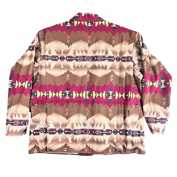 Polo Ralph Lauren Mens L Rare Southwest Aztec Hunting Chore Western Barn Jacket - Picture 2 of 14